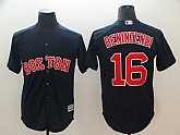 Red Sox 16 Andrew Benintendi Navy Cool Base Jersey,baseball caps,new era cap wholesale,wholesale hats